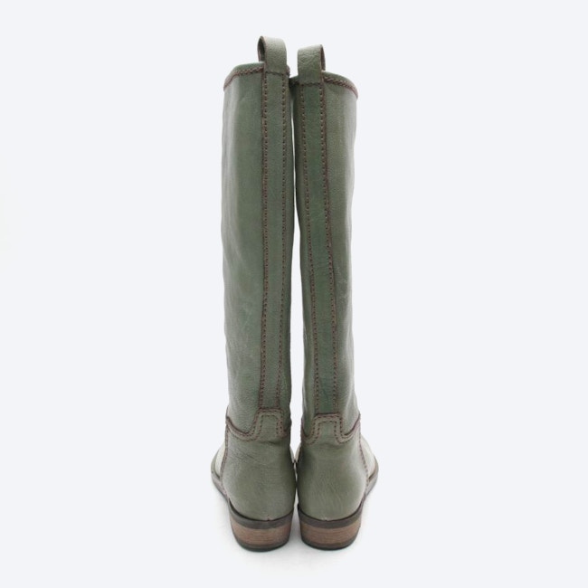 Image 3 of Boots EUR 36 Green in color Green | Vite EnVogue
