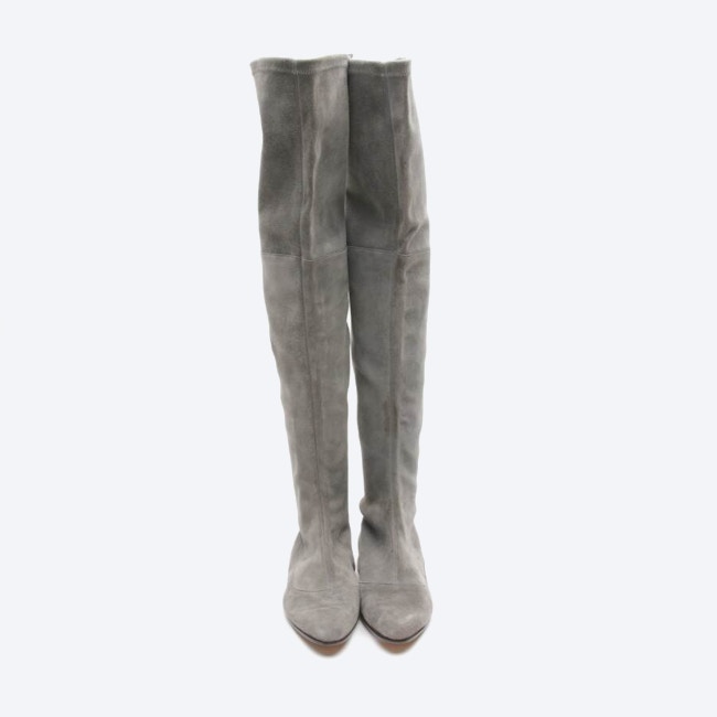 Image 3 of Overknee Boots EUR 36 Gray in color Gray | Vite EnVogue