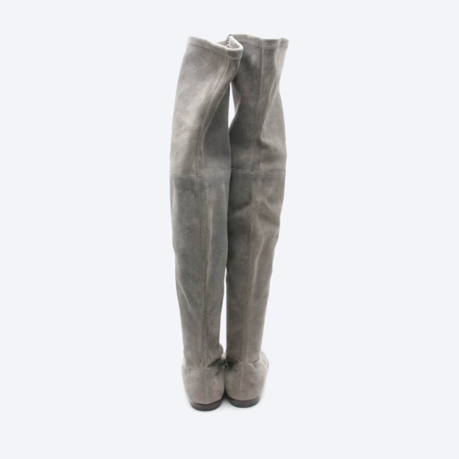 Image 4 of Overknee Boots EUR 36 Gray in color Gray | Vite EnVogue