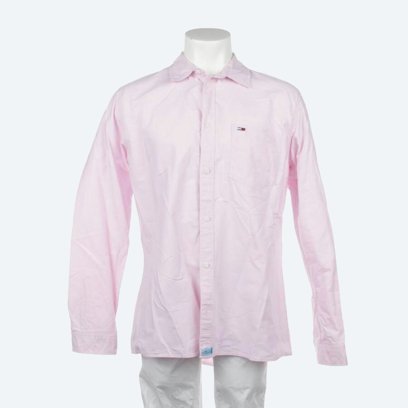 Image 1 of Casual Shirt L Pink in color Pink | Vite EnVogue