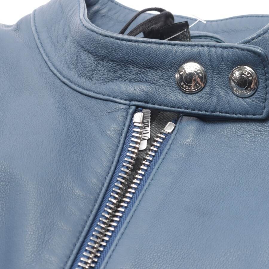 Image 3 of LeatherJacket 38 Light Blue in color Blue | Vite EnVogue