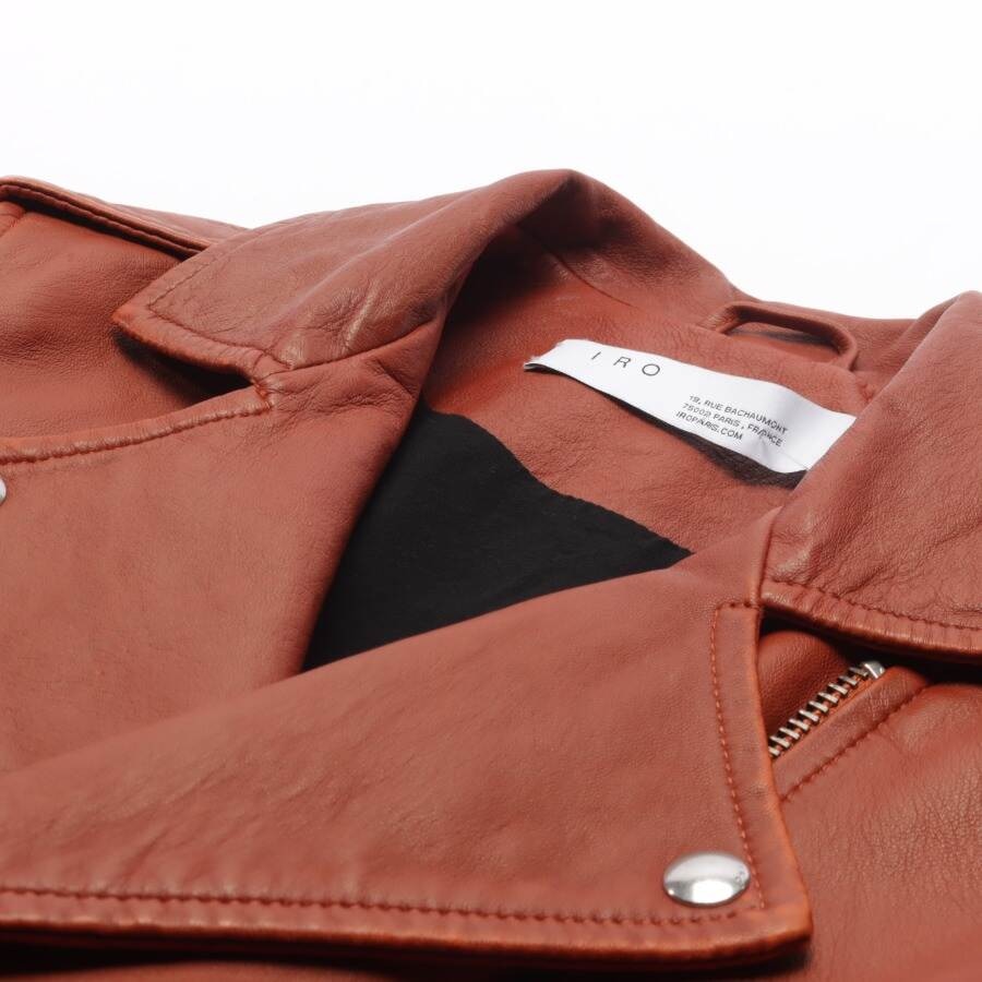 Image 3 of LeatherJacket 36 Rust in color Brown | Vite EnVogue