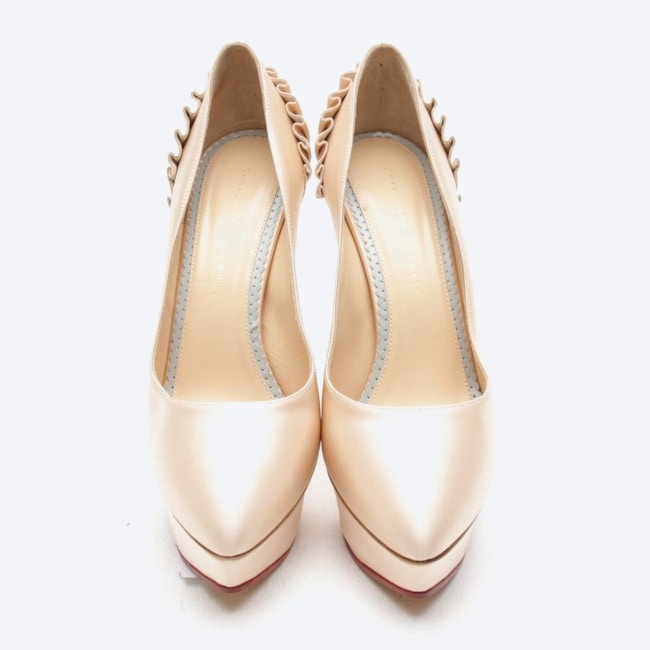 Image 2 of High Heels EUR 42 Peach in color Yellow | Vite EnVogue