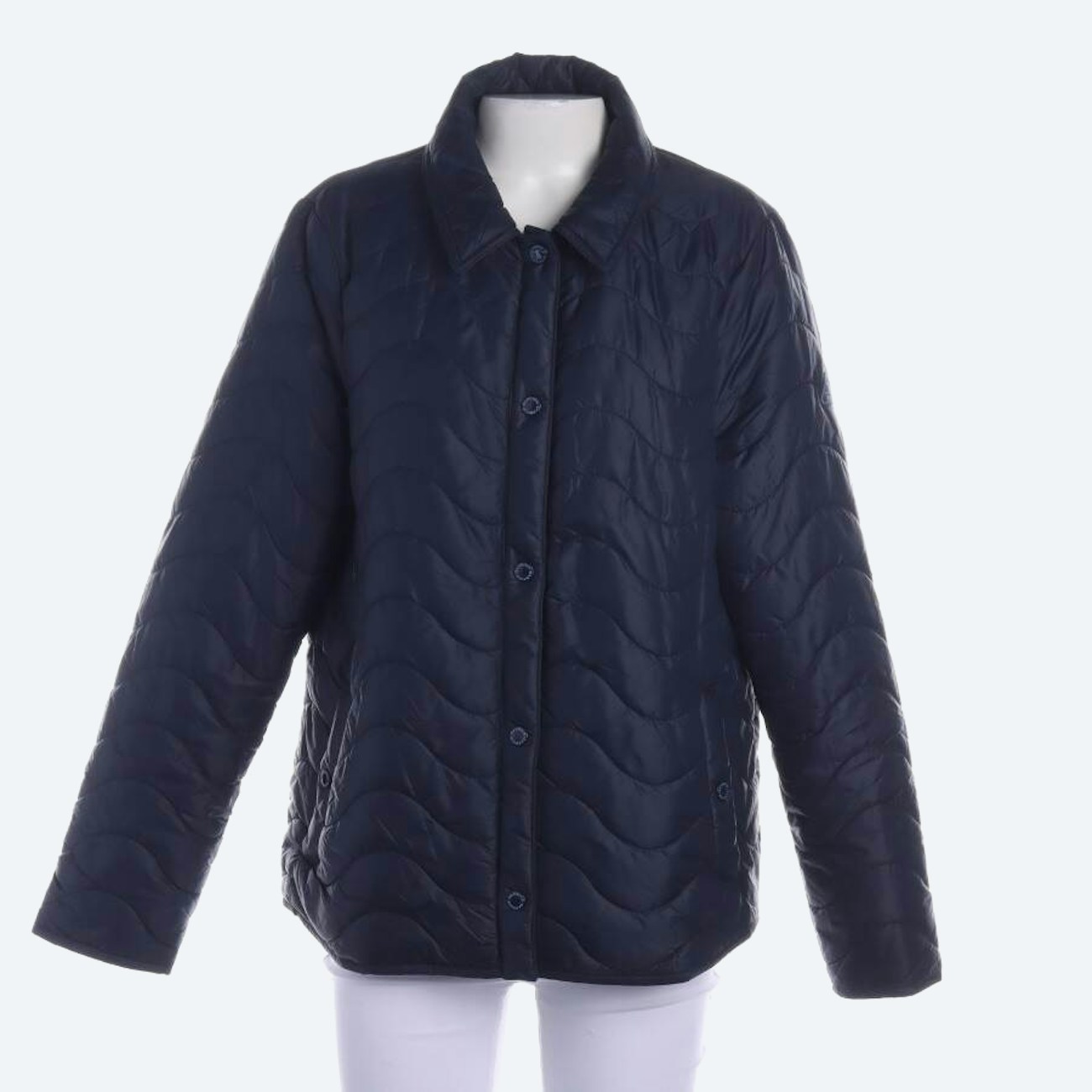 Image 1 of Quilted Jacket 42 Navy in color Blue | Vite EnVogue