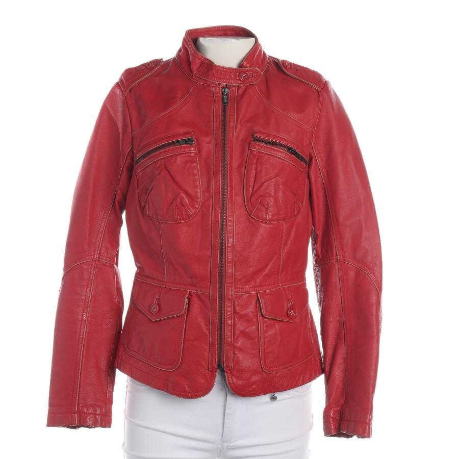 Image 1 of LeatherJacket S Red in color Red | Vite EnVogue