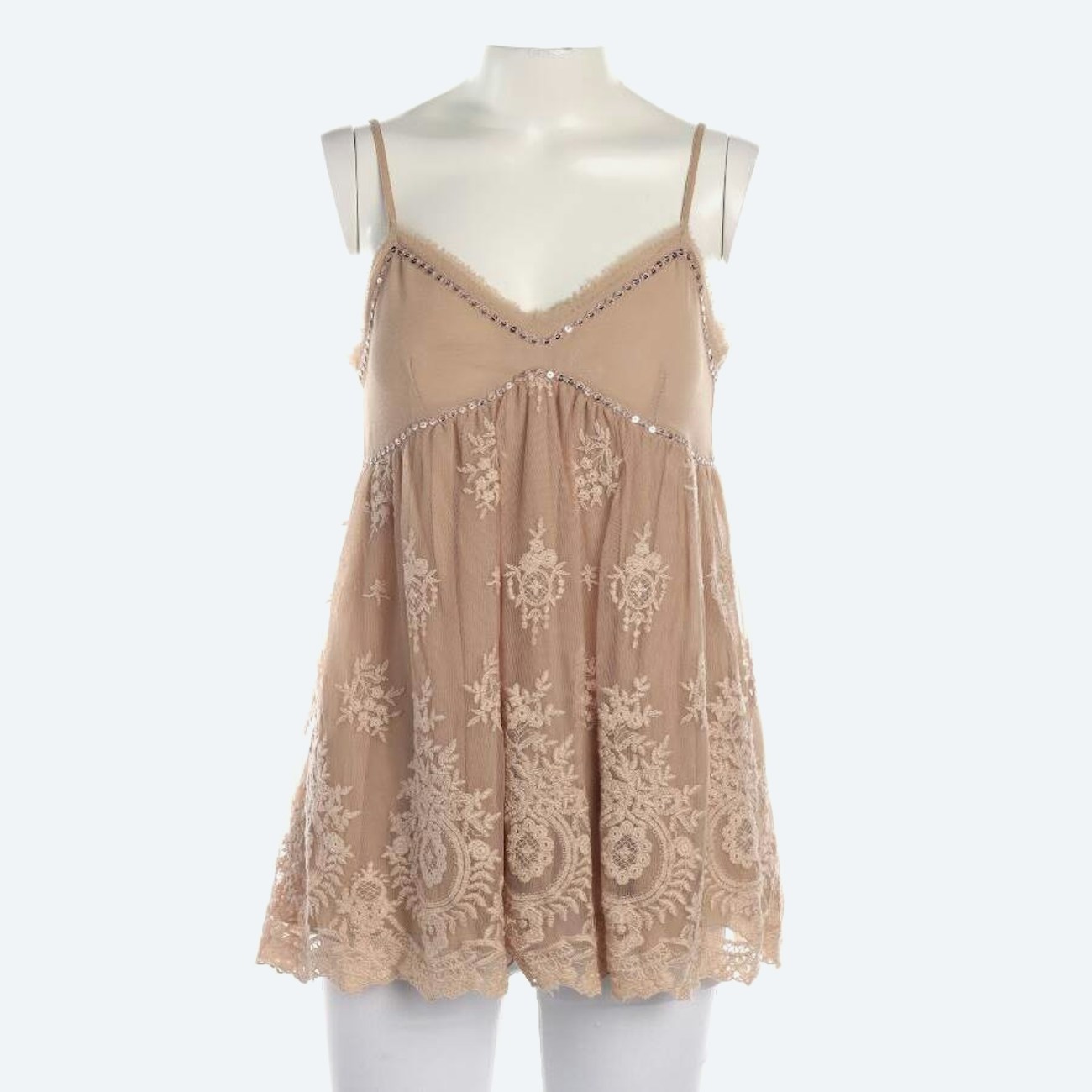 Image 1 of Top XS Light Brown in color Brown | Vite EnVogue