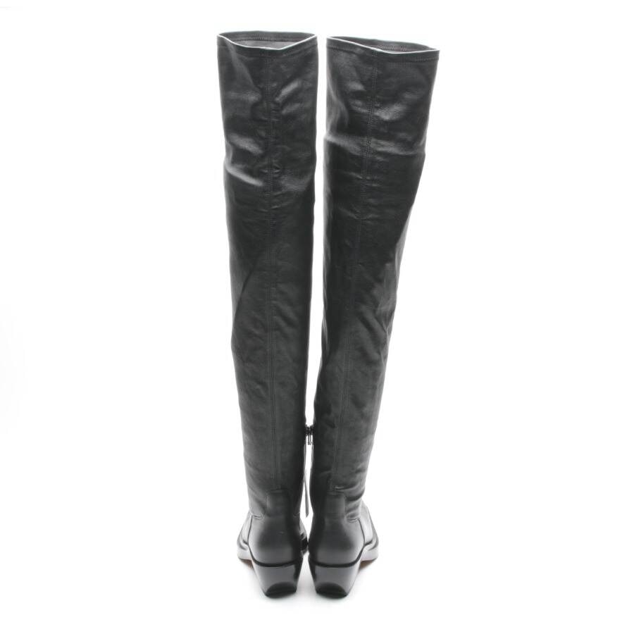 Image 4 of Overknee Boots EUR 39 Black in color Black | Vite EnVogue