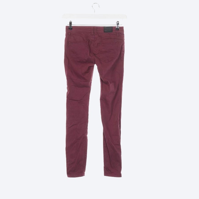 Image 2 of Trousers W25 Bordeaux in color Red | Vite EnVogue