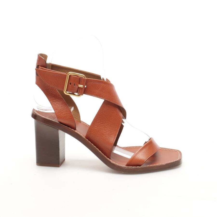 Image 1 of Heeled Sandals EUR 37.5 Copper in color Brown | Vite EnVogue