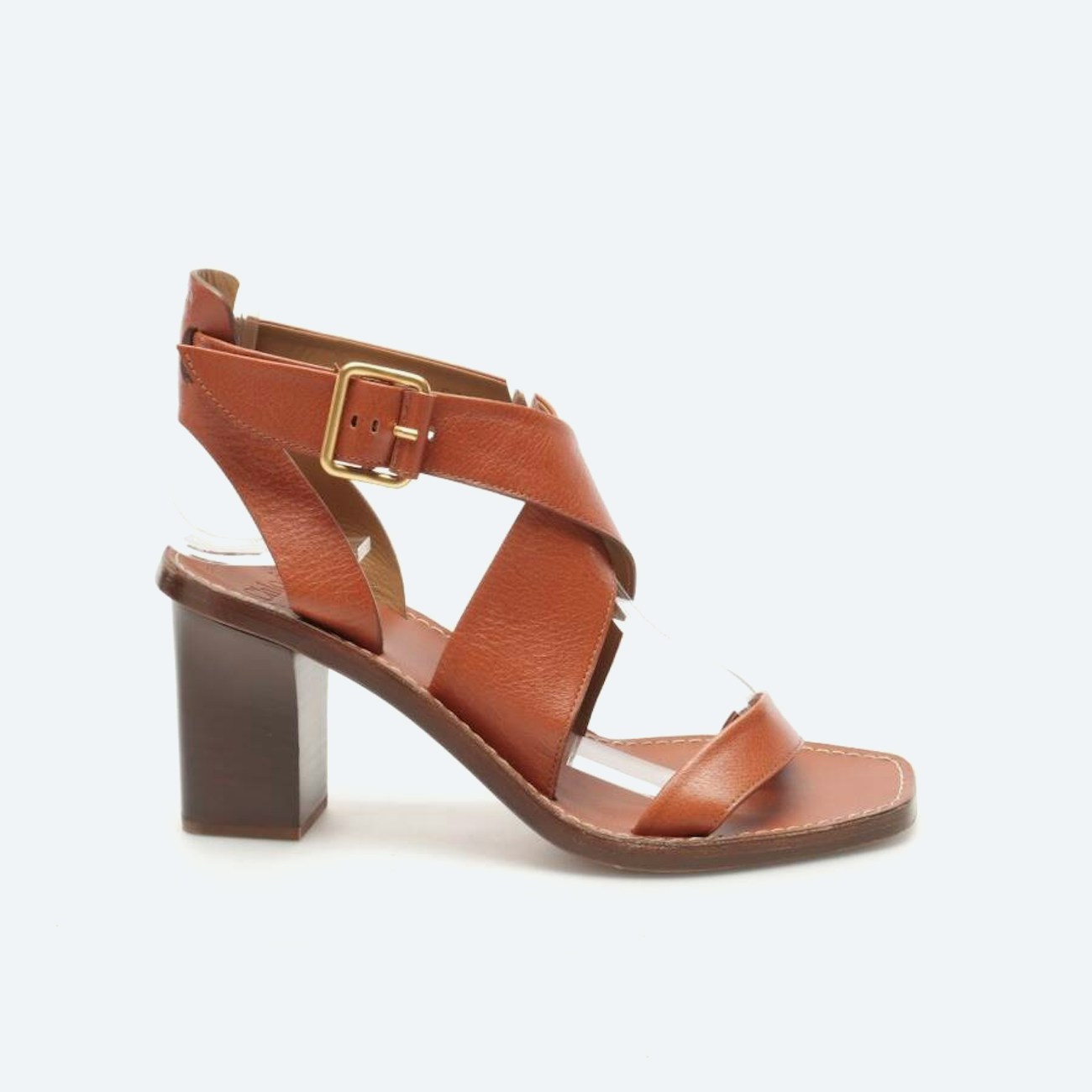 Image 1 of Heeled Sandals EUR 37.5 Copper in color Brown | Vite EnVogue