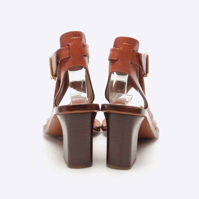Image 3 of Heeled Sandals EUR 37.5 Copper in color Brown | Vite EnVogue