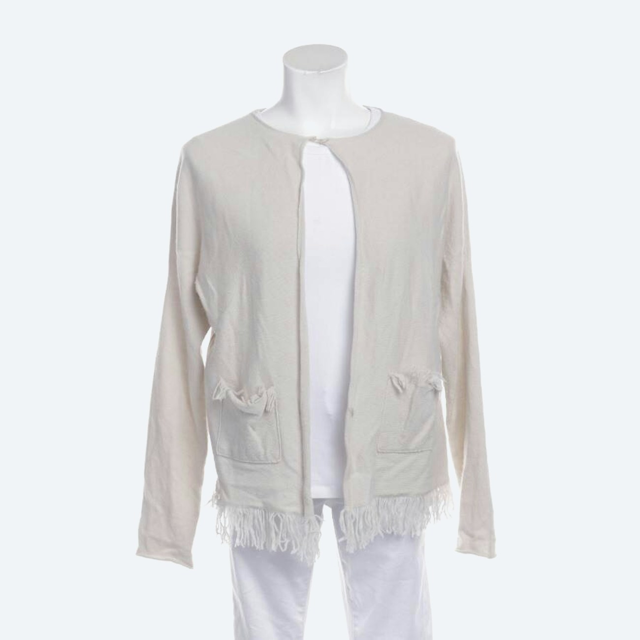 Image 1 of Cardigan XL White in color White | Vite EnVogue