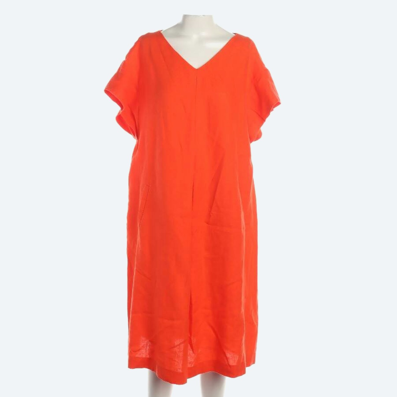 Image 1 of Linen Dress 44 Orangered in color Orange | Vite EnVogue