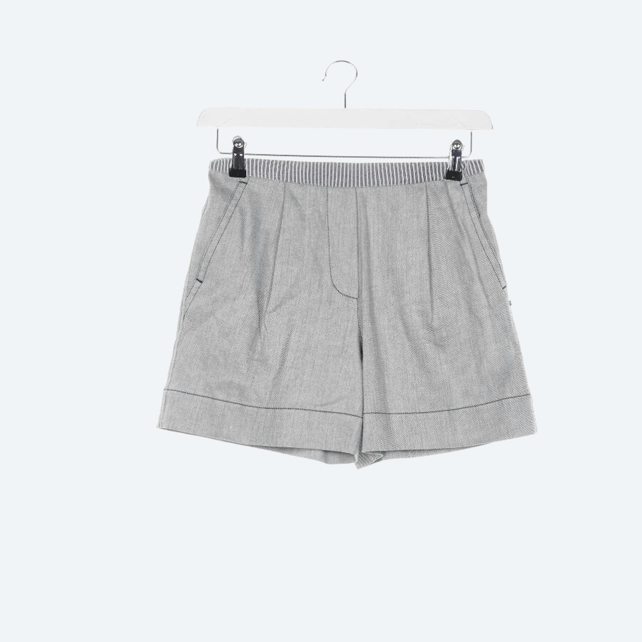 Image 1 of Shorts 32 Light Gray in color Gray | Vite EnVogue