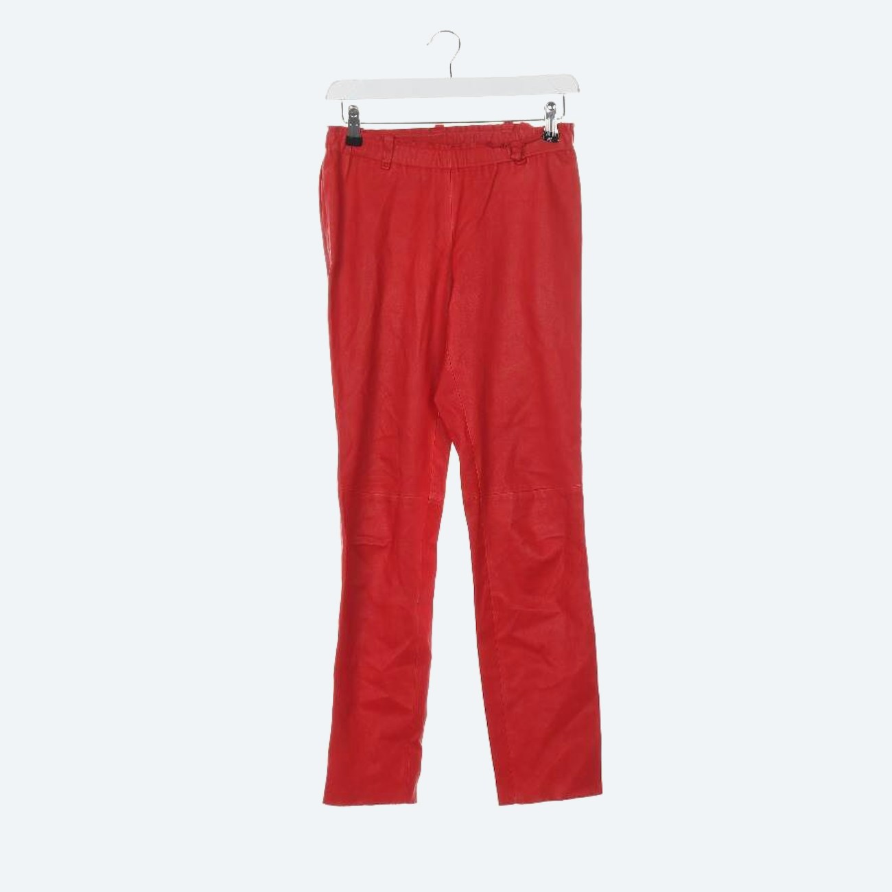Image 1 of Leather Pants M Red in color Red | Vite EnVogue