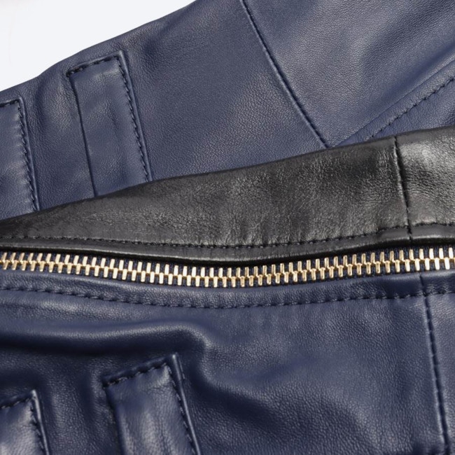 Image 4 of Leather Coat 38 Black in color Black | Vite EnVogue