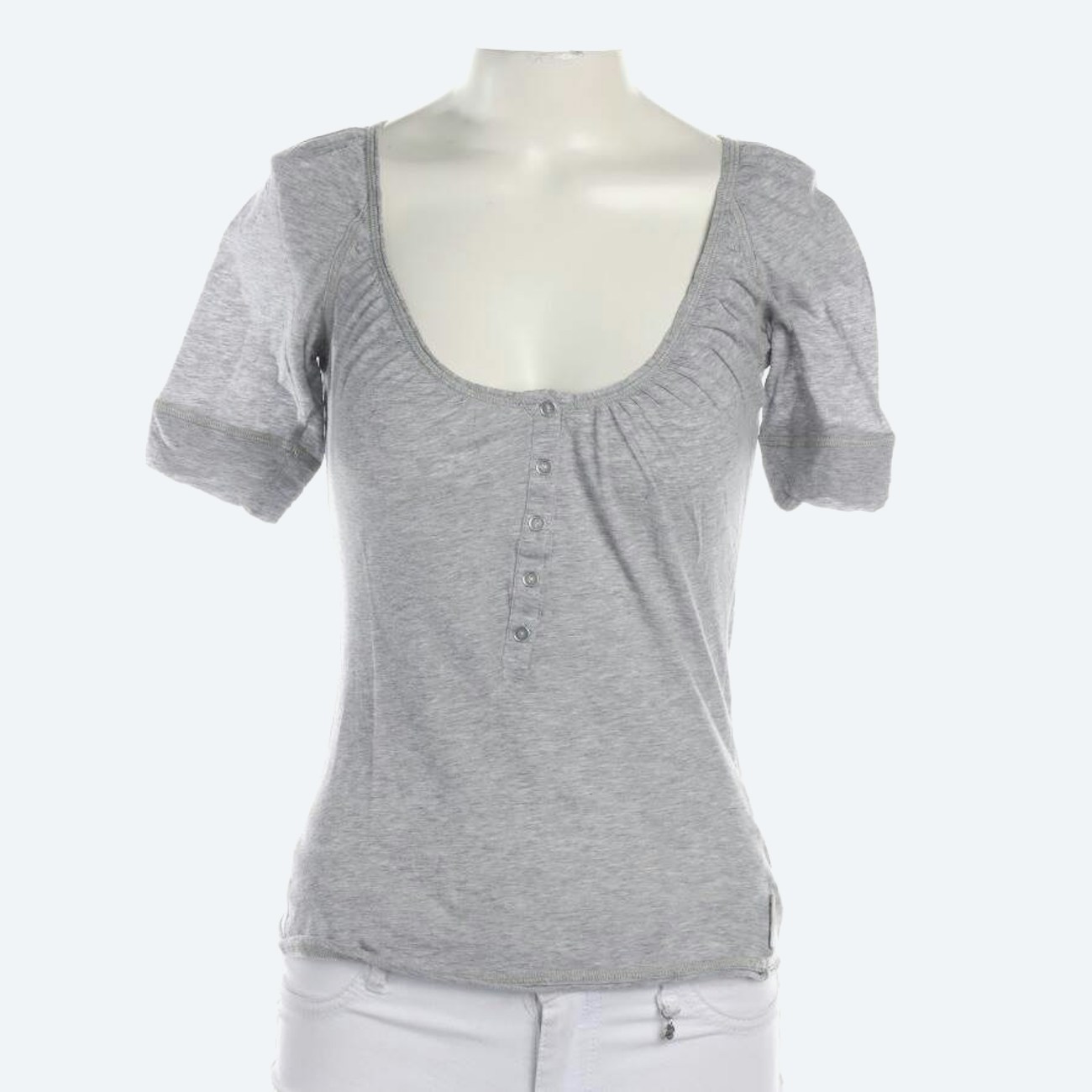 Image 1 of Shirt M Lightgray in color Gray | Vite EnVogue