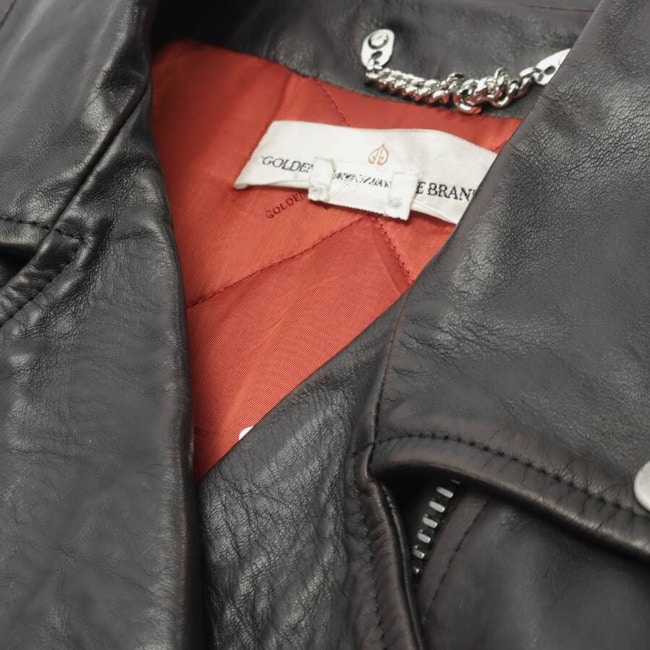 Image 3 of LeatherJacket L Dark Brown in color Brown | Vite EnVogue