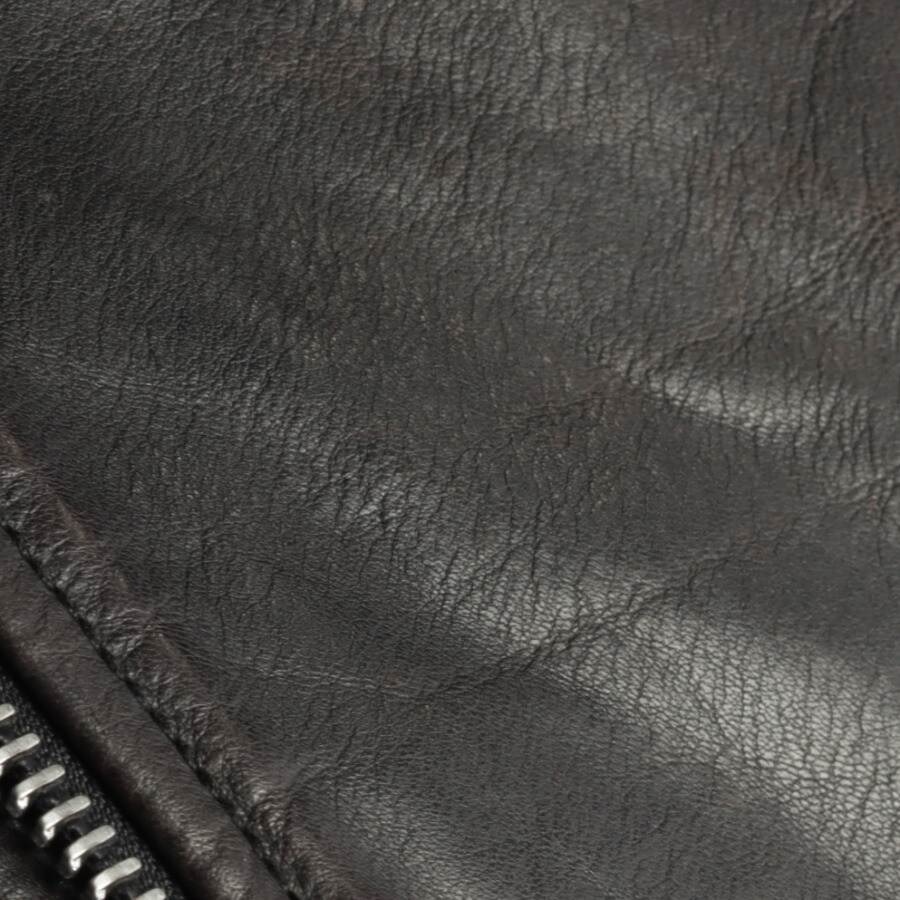 Image 4 of LeatherJacket L Dark Brown in color Brown | Vite EnVogue