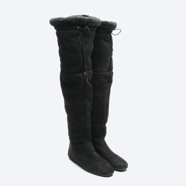 Image 2 of Overknee Boots EUR 41 Black in color Black | Vite EnVogue