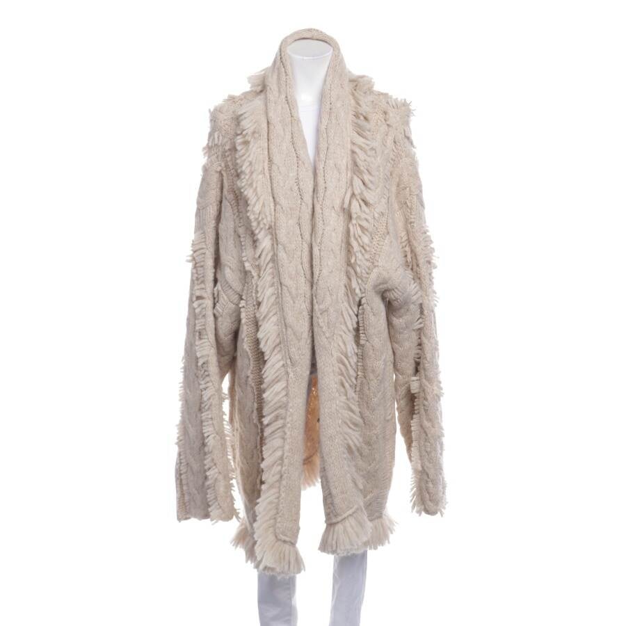 Image 1 of Cardigan XL Beige in color White | Vite EnVogue