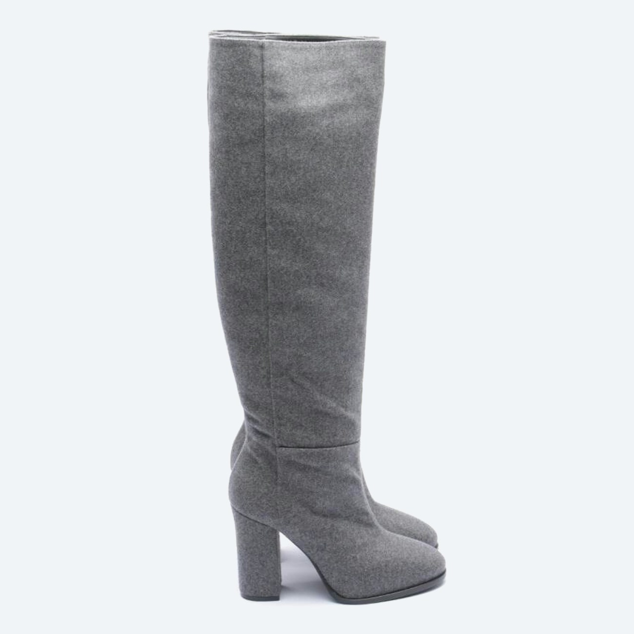 Image 1 of Overknee Boots EUR38 Gray in color Gray | Vite EnVogue