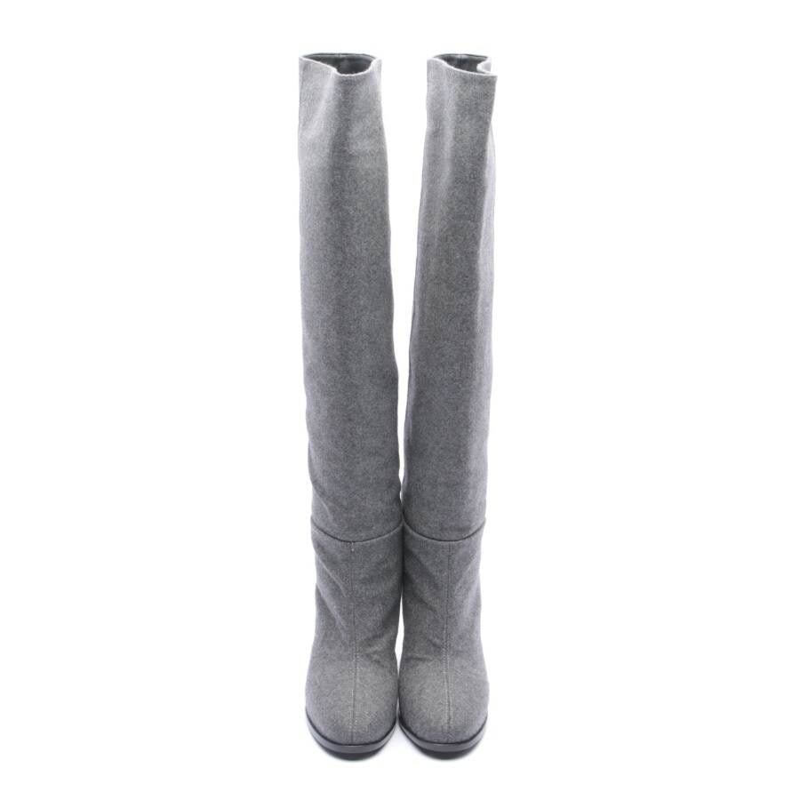 Image 3 of Overknee Boots EUR38 Gray in color Gray | Vite EnVogue