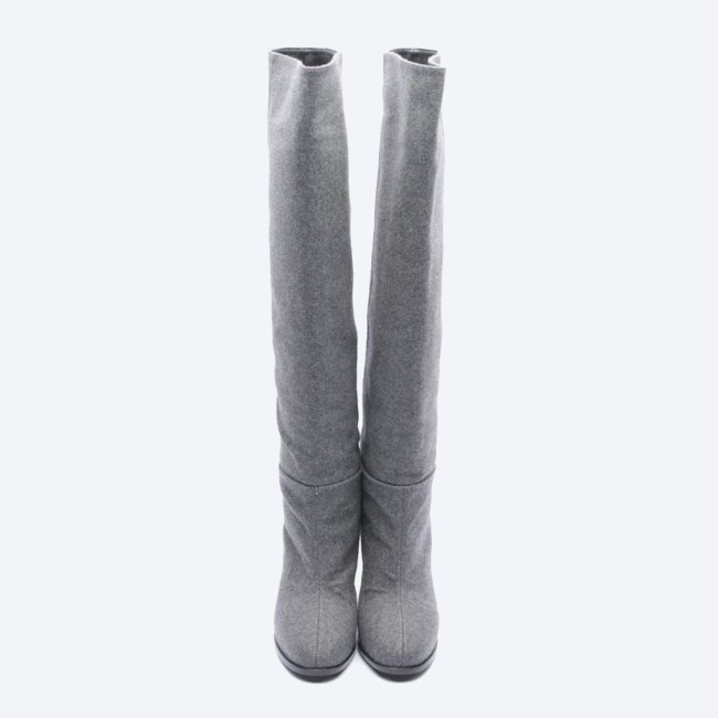 Image 3 of Overknee Boots EUR38 Gray in color Gray | Vite EnVogue