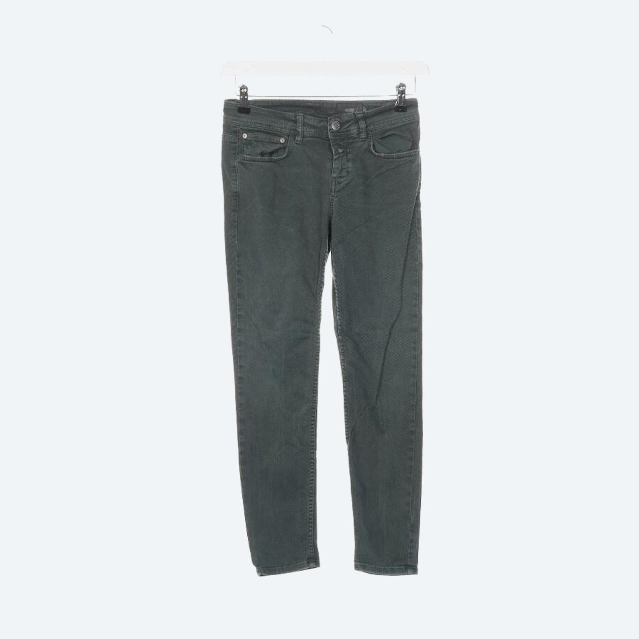 Image 1 of Jeans Skinny W27 Dark Green in color Green | Vite EnVogue
