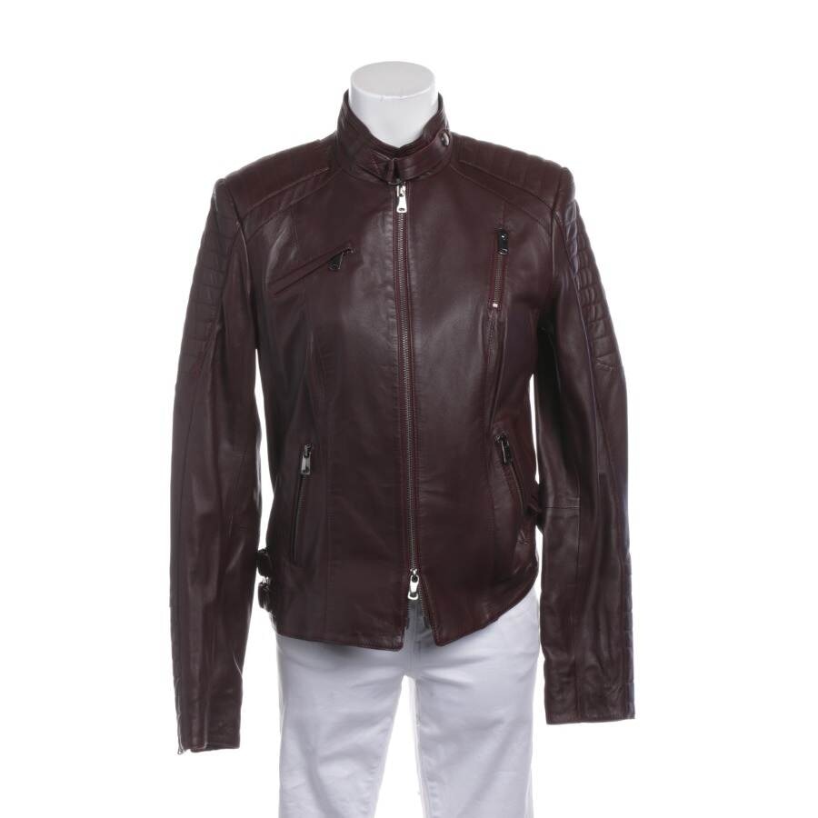 Image 1 of LeatherJacket 42 Red in color Red | Vite EnVogue