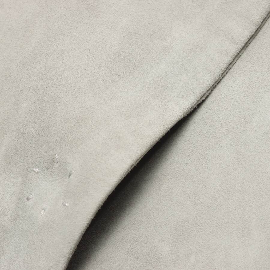 Image 4 of Leather Coat 38 Light Gray in color Gray | Vite EnVogue