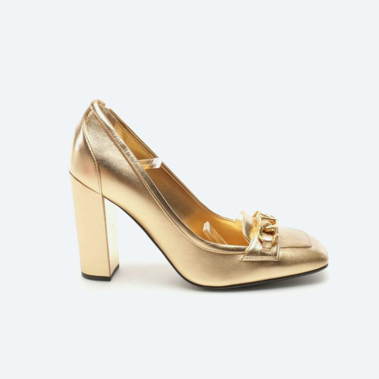 Image 1 of High Heels EUR 36.5 Gold in color Metallic | Vite EnVogue