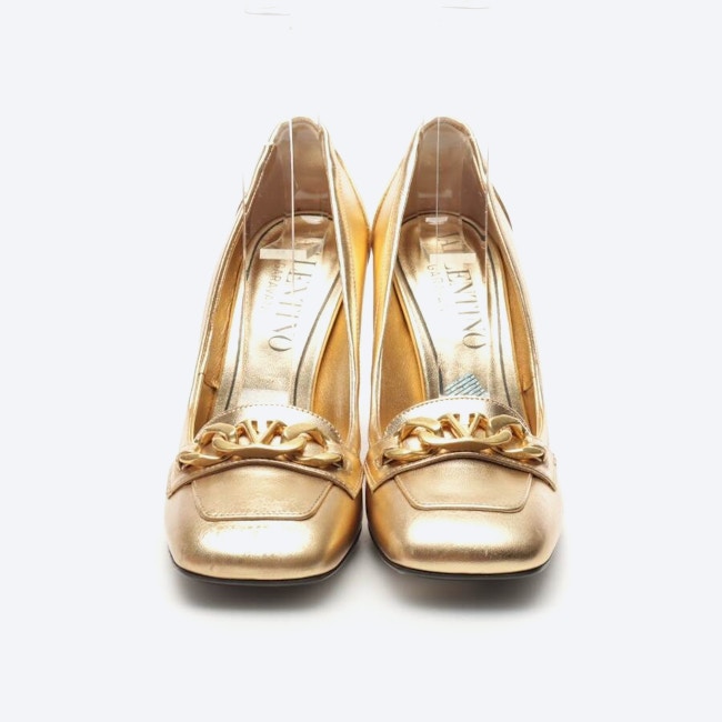 Image 2 of High Heels EUR 36.5 Gold in color Metallic | Vite EnVogue