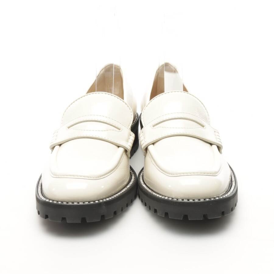 Image 2 of Loafers EUR 40.5 White in color White | Vite EnVogue