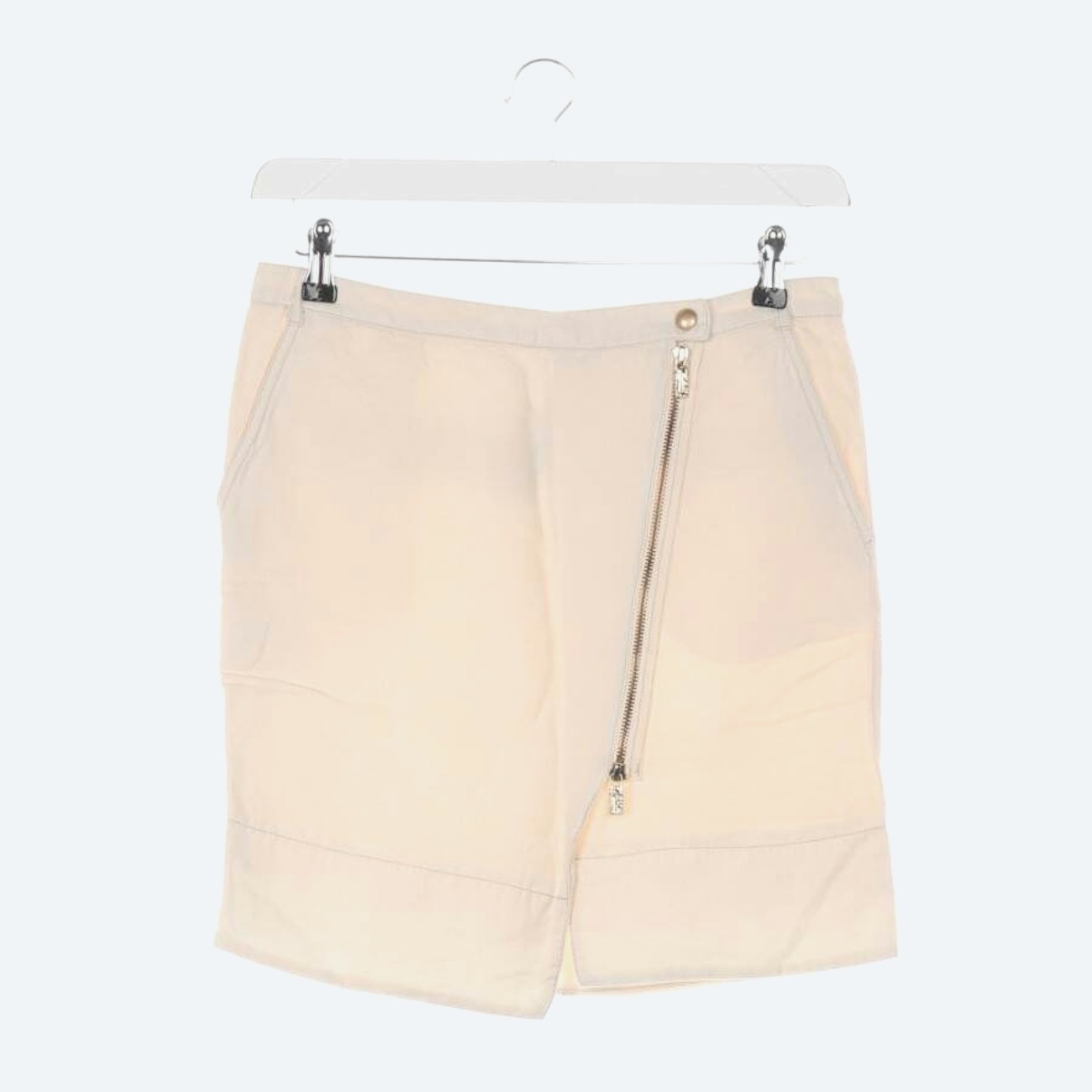 Image 1 of Mini Skirt 36 Cream in color White | Vite EnVogue