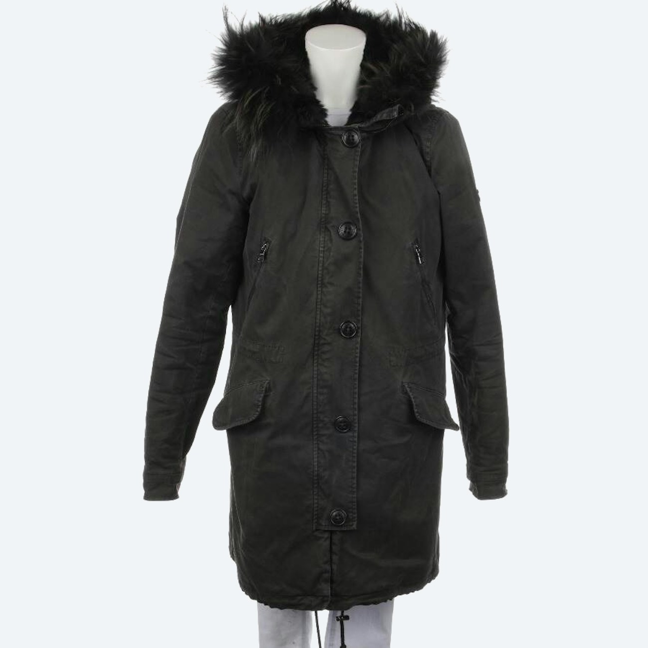 Image 1 of Winter Coat 40 Gray in color Gray | Vite EnVogue