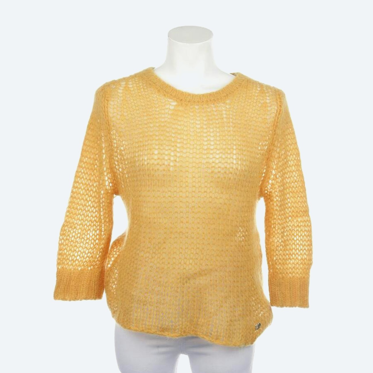 Image 1 of Cardigan XS Pastel Yellow in color Yellow | Vite EnVogue