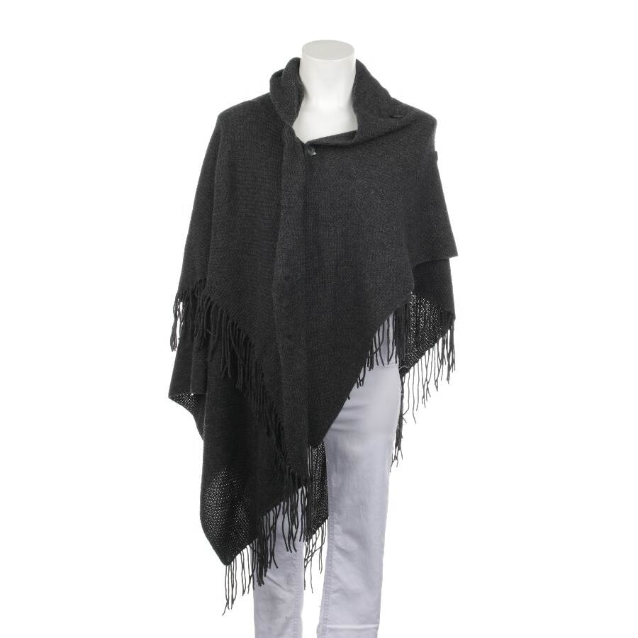 Image 1 of Poncho One Size Gray in color Gray | Vite EnVogue