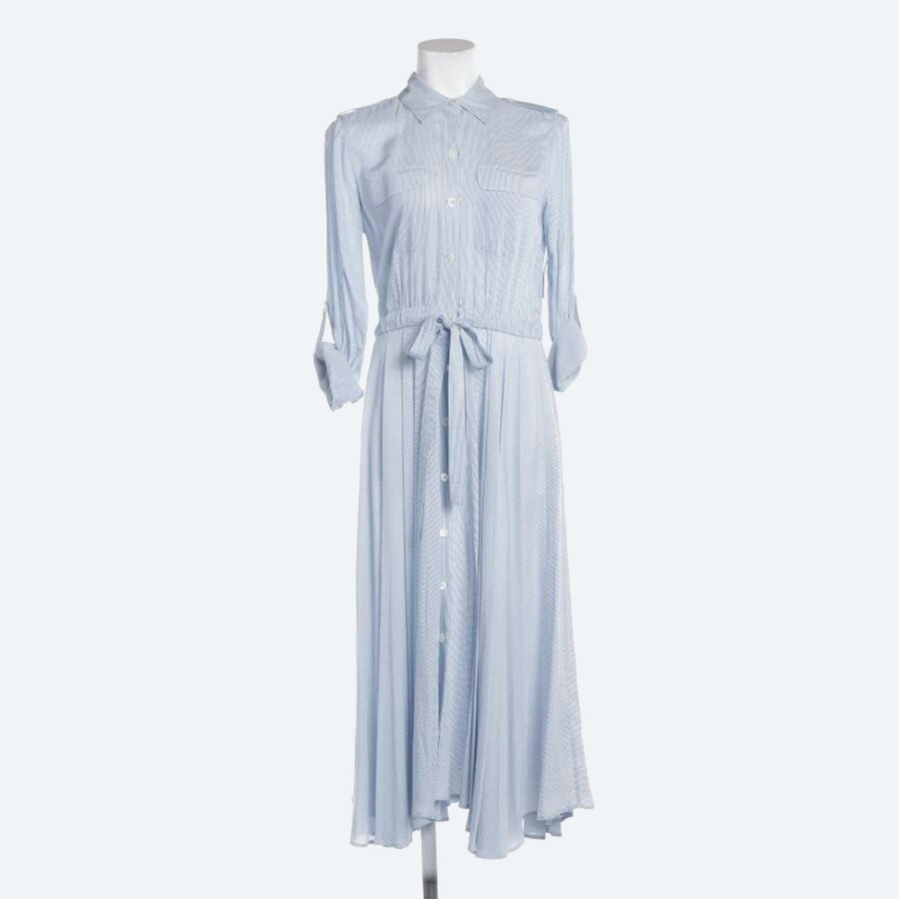 Image 1 of Shirt Dress M Blue in color Blue | Vite EnVogue