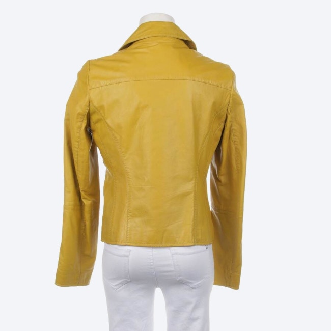 Image 2 of LeatherJacket 38 Pastel Yellow in color Yellow | Vite EnVogue