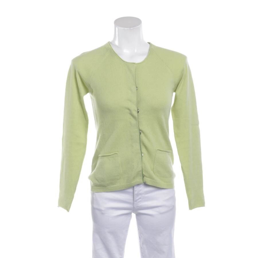 Image 1 of Cashmere Cardigan XS Light Green in color Green | Vite EnVogue