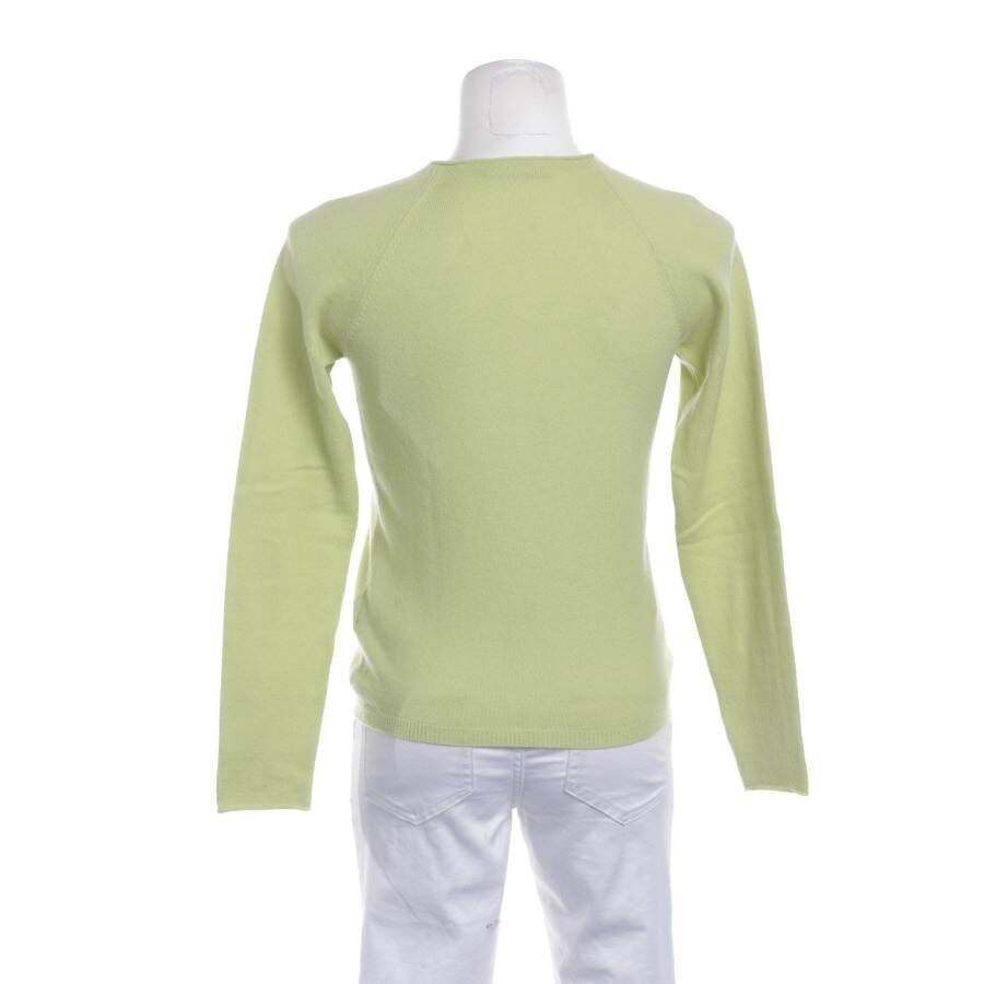 Image 2 of Cashmere Cardigan XS Light Green in color Green | Vite EnVogue