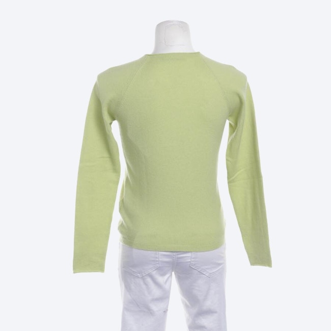 Image 2 of Cashmere Cardigan XS Light Green in color Green | Vite EnVogue