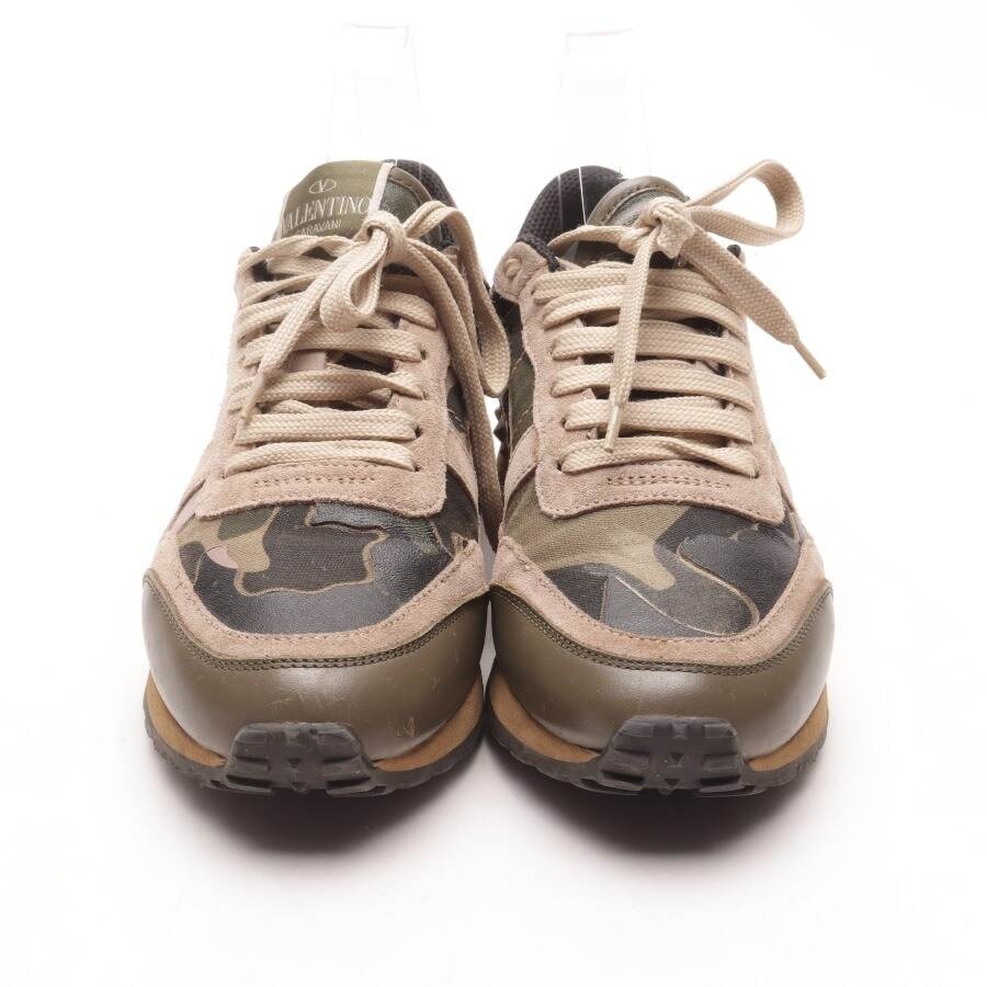 Image 2 of Rockstud Sneakers EUR 36 Olive Green in color Green | Vite EnVogue