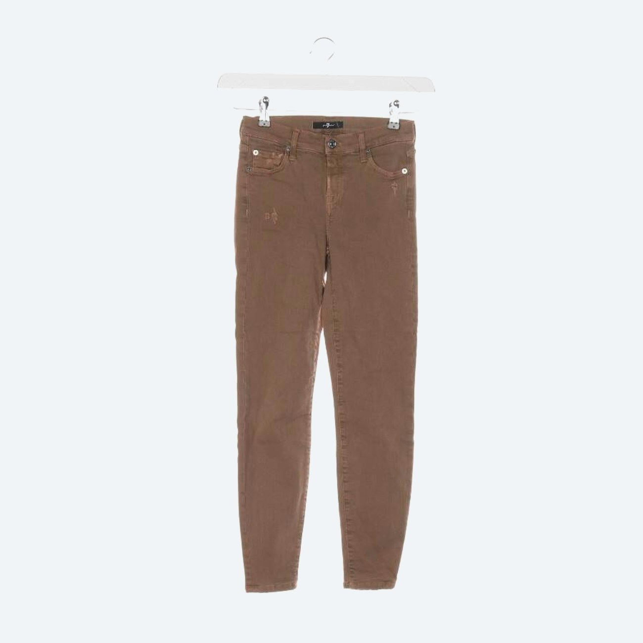 Image 1 of Jeans Skinny W24 Brown in color Brown | Vite EnVogue
