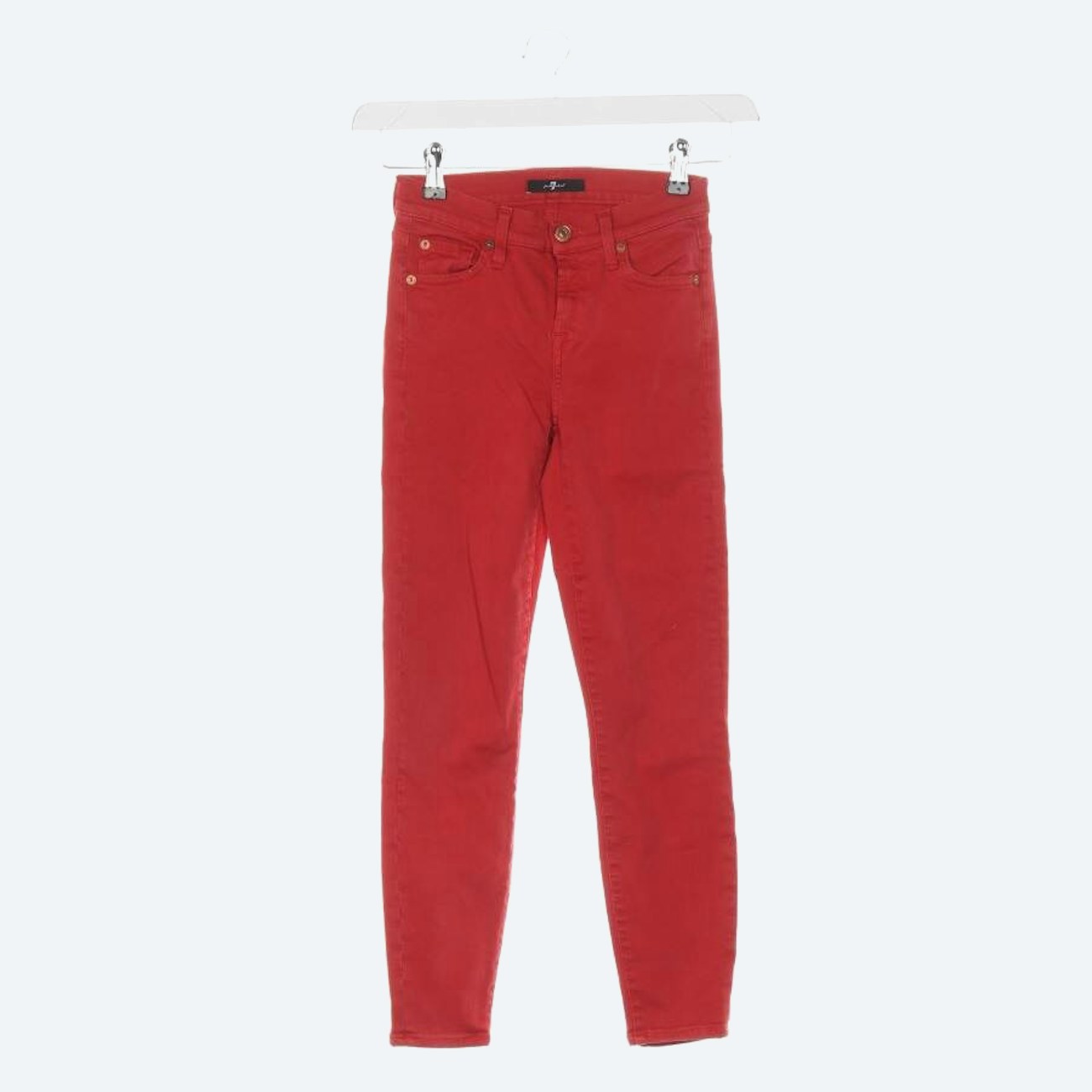 Image 1 of Jeans Skinny W24 Red in color Red | Vite EnVogue