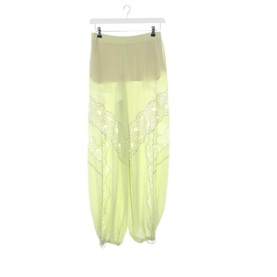 Image 1 of Silk Pants 42 Green in color Green | Vite EnVogue