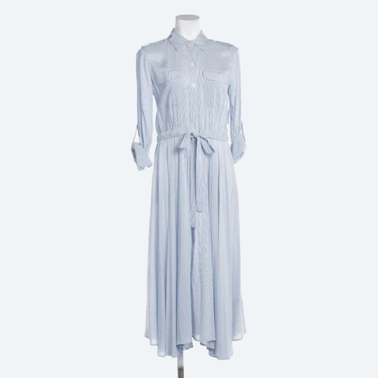 Image 1 of Shirt Dress M Blue in color Blue | Vite EnVogue