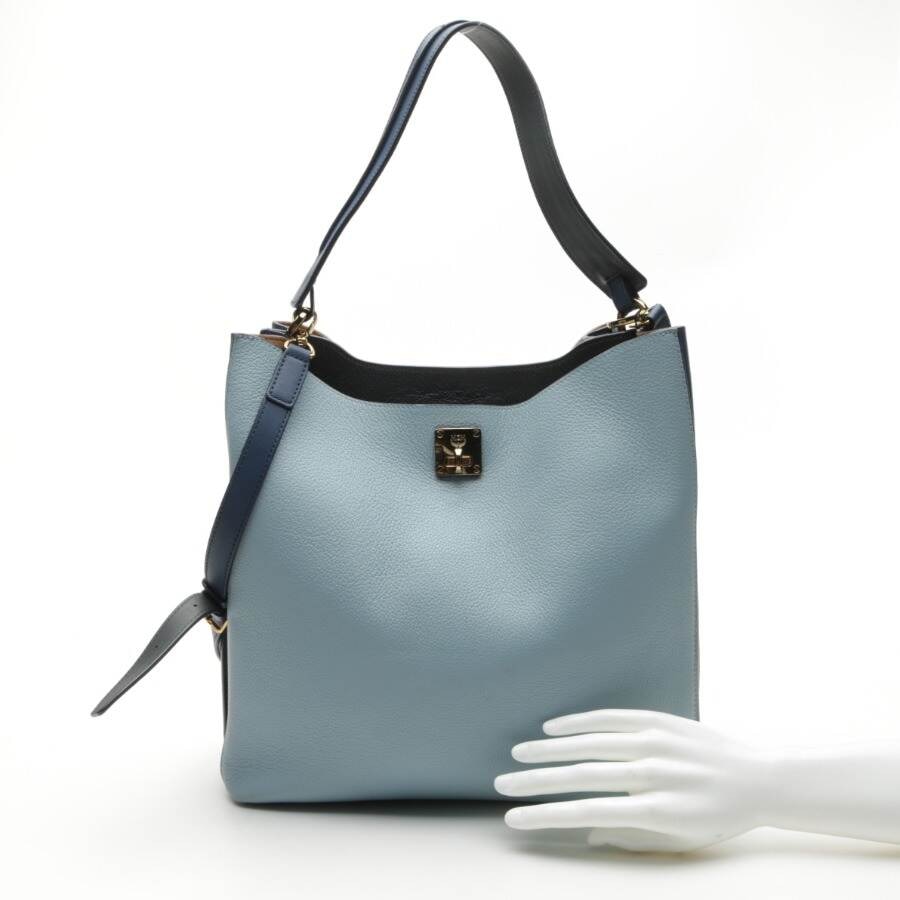 Image 4 of Shoulder Bag Light Blue in color Blue | Vite EnVogue