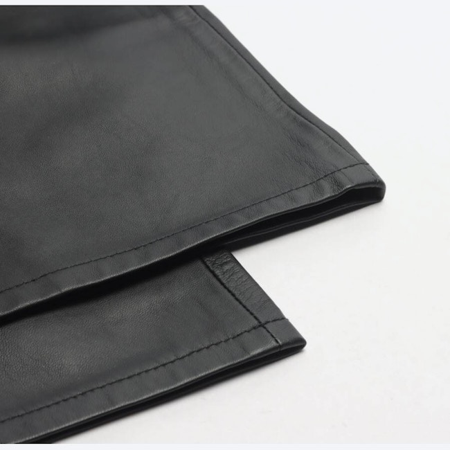 Image 3 of Leather Pants 30 Black in color Black | Vite EnVogue